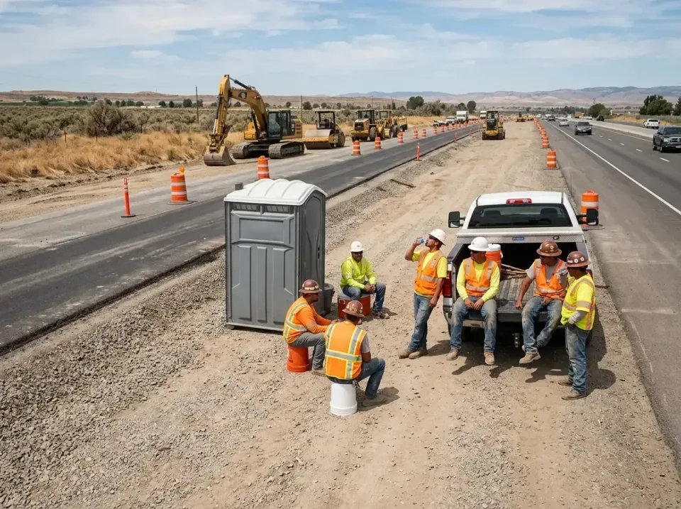 highway-road-construction-crew-007 — frequently asked questions, Porta Potty and Restroom Rentals in Woodbourne, PA